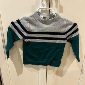H&M Gray and green Kids Sweater 3/4t